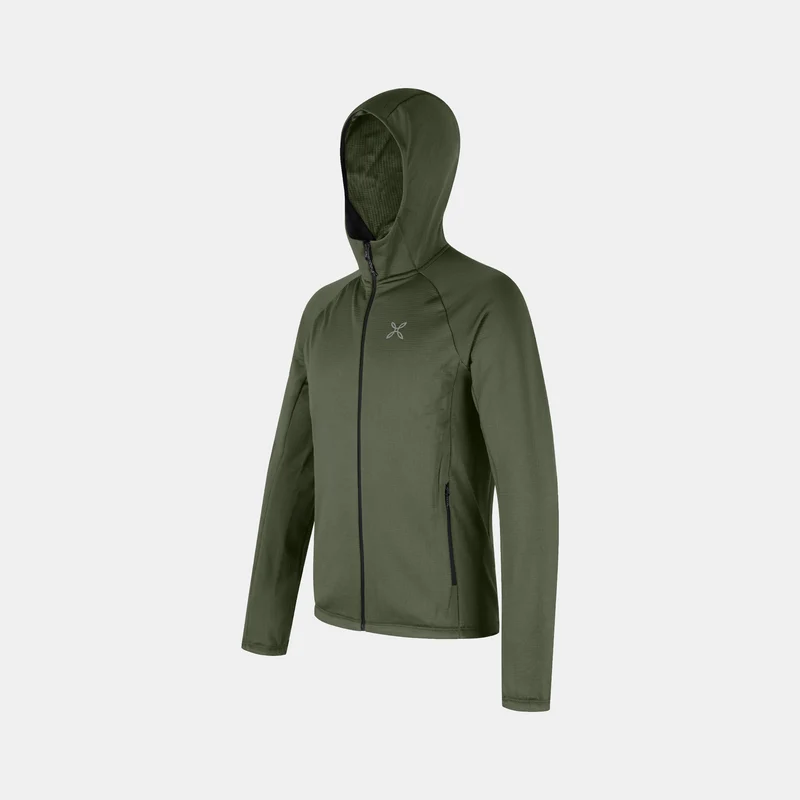 FADIS GRID HOODED MAGLIA