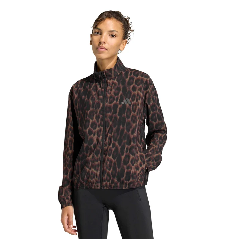 Workout Essentials Leopard Woven Jacke