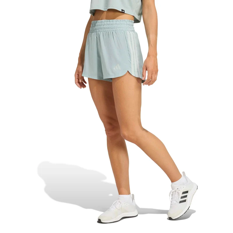 Pacer Workout Shorts mit hohem Bund aus gewebtem Material