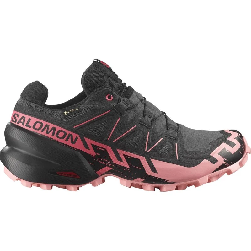 Salomon Shoes Speedcross 6 GTX Damen Trailrunningschuh Nine Iron/Black/Flamingo Pink