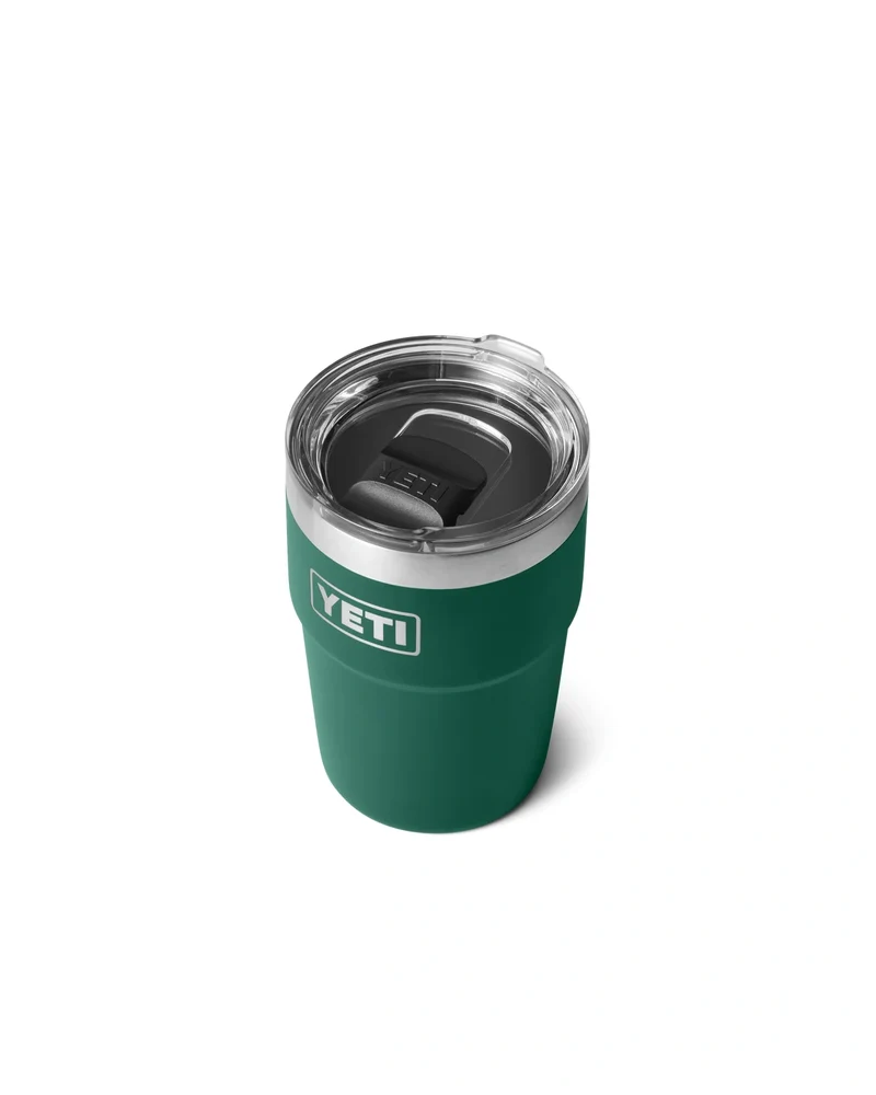 Yeti Rambler 16 Oz Stackable Cup Black Forest Green [473ml]
