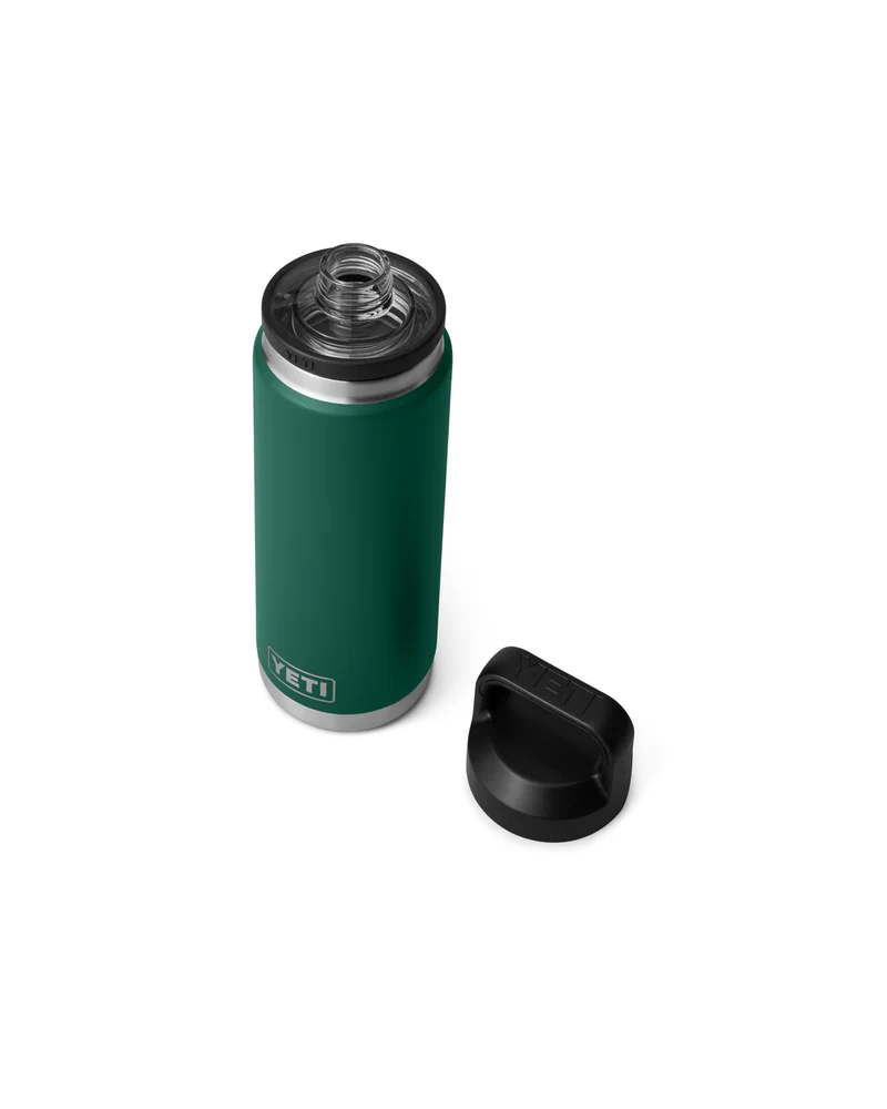 Yeti Rambler 26 Oz Bottle Chug Black Forest Green [769ml]