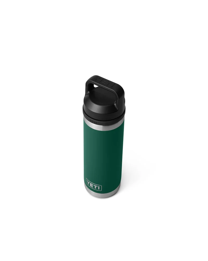 Yeti Rambler 18 Oz Bottle Chug Black Forest Green [532ml]