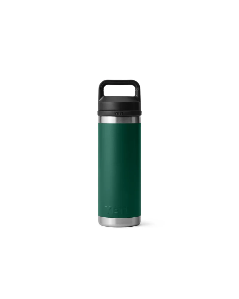 Yeti Rambler 18 Oz Bottle Chug Black Forest Green [532ml]