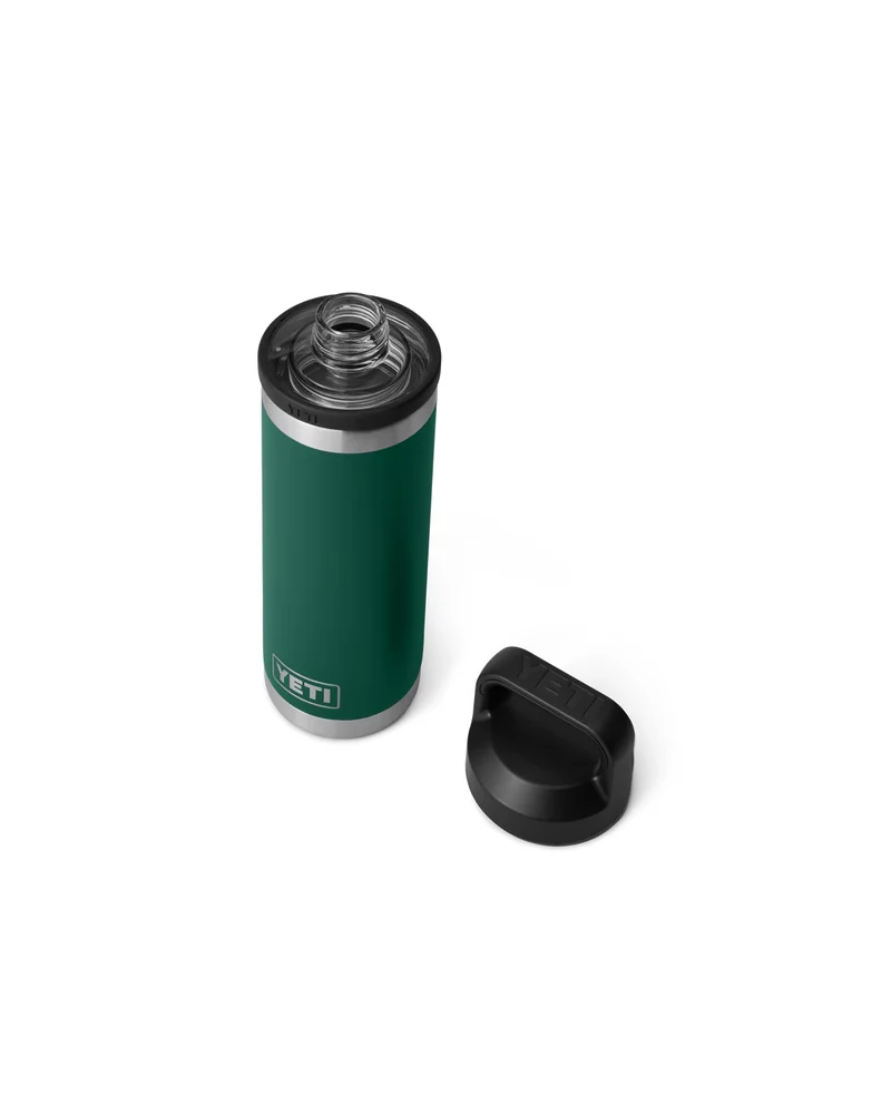 Yeti Rambler 18 Oz Bottle Chug Black Forest Green [532ml]