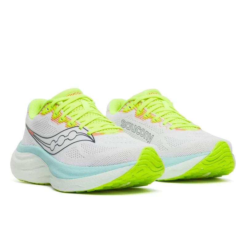 Saucony Ride 19 Women white splash