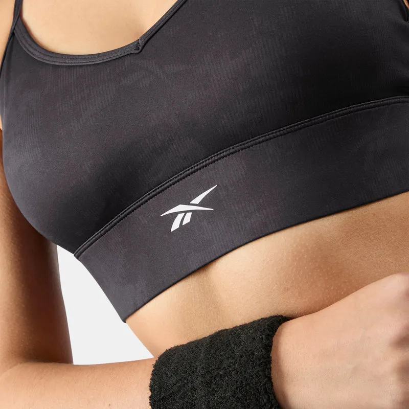 ID Train Printed Tri-Back Women's Sports Bra