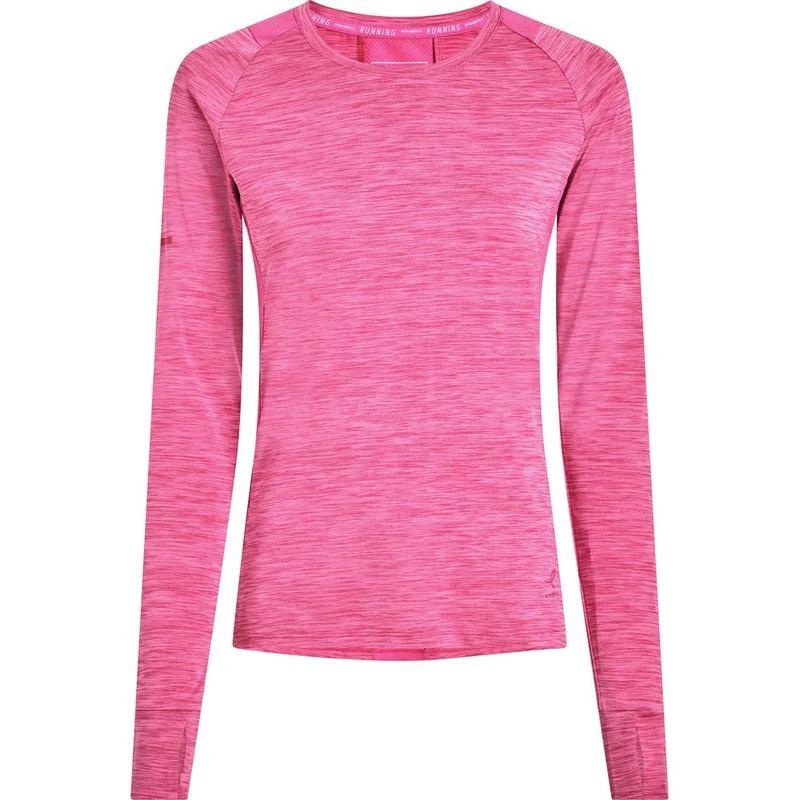 Energetics Langarmshirt Evii Damen melange-pink-dark