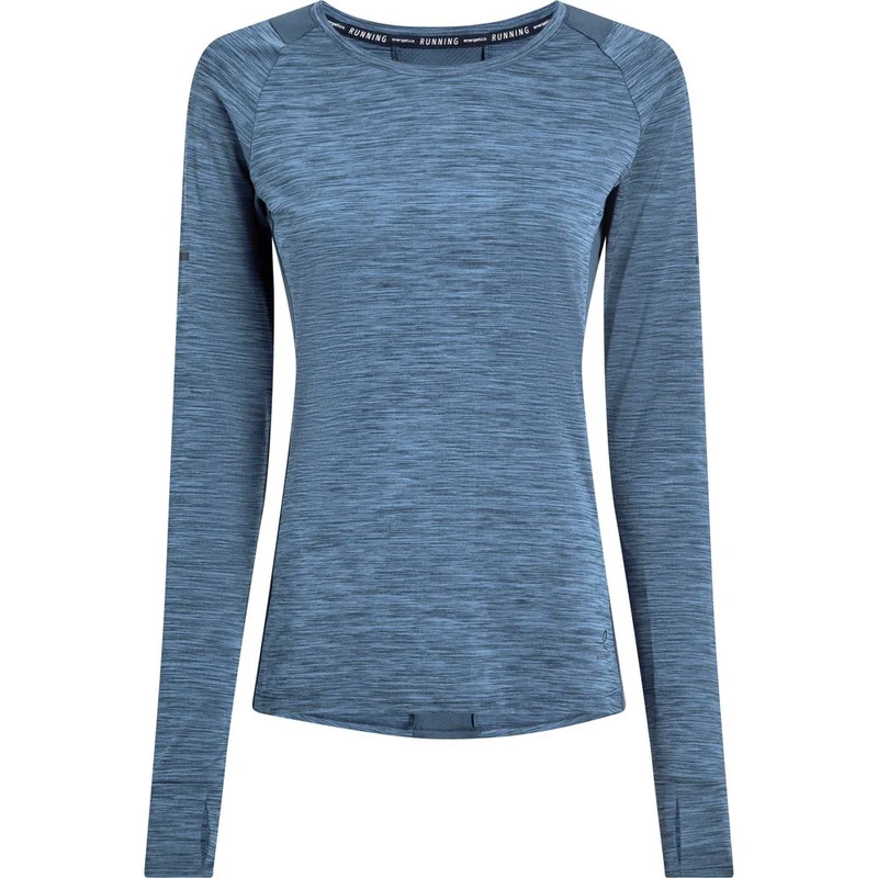 Energetics Langarmshirt Evii Damen melange-navy