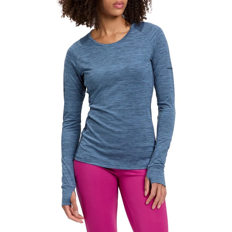 Energetics Langarmshirt Evii Damen melange-navy