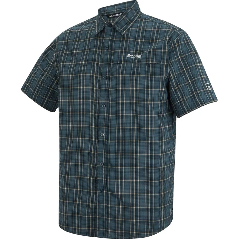 Regatta Begarno Kurzarmhemd Herren china-blue check