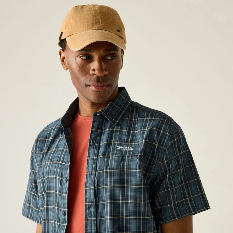 Regatta Begarno Kurzarmhemd Herren china-blue check