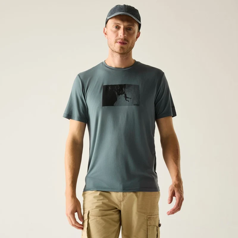 Regatta Fingal Stretch T-Shirt Herren dark-storm