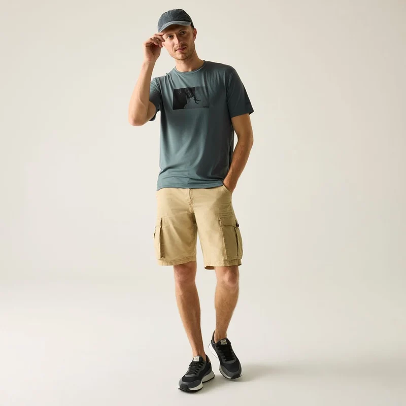 Regatta Fingal Stretch T-Shirt Herren dark-storm