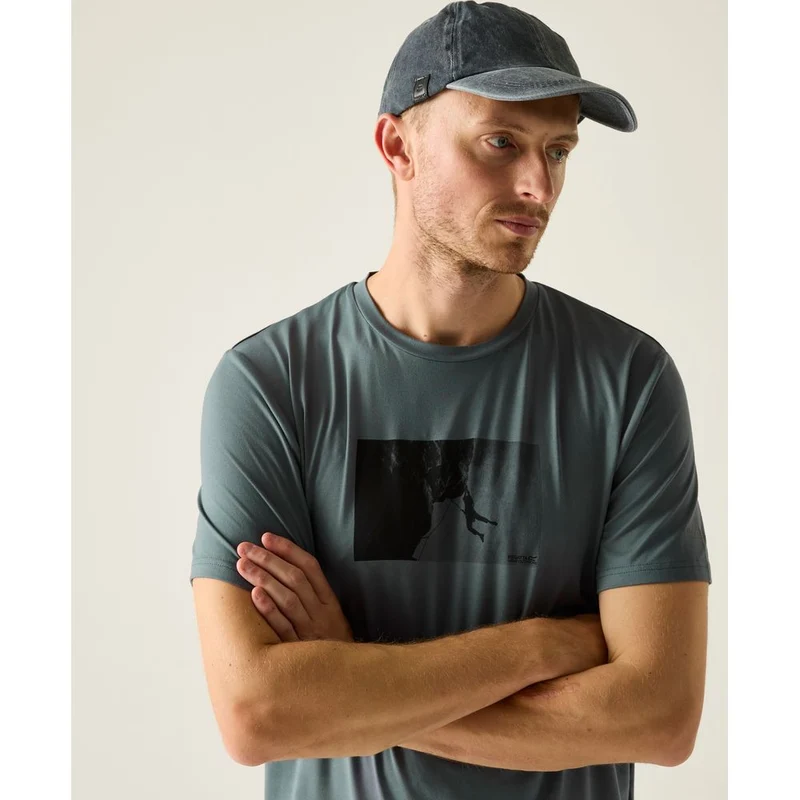 Regatta Fingal Stretch T-Shirt Herren dark-storm