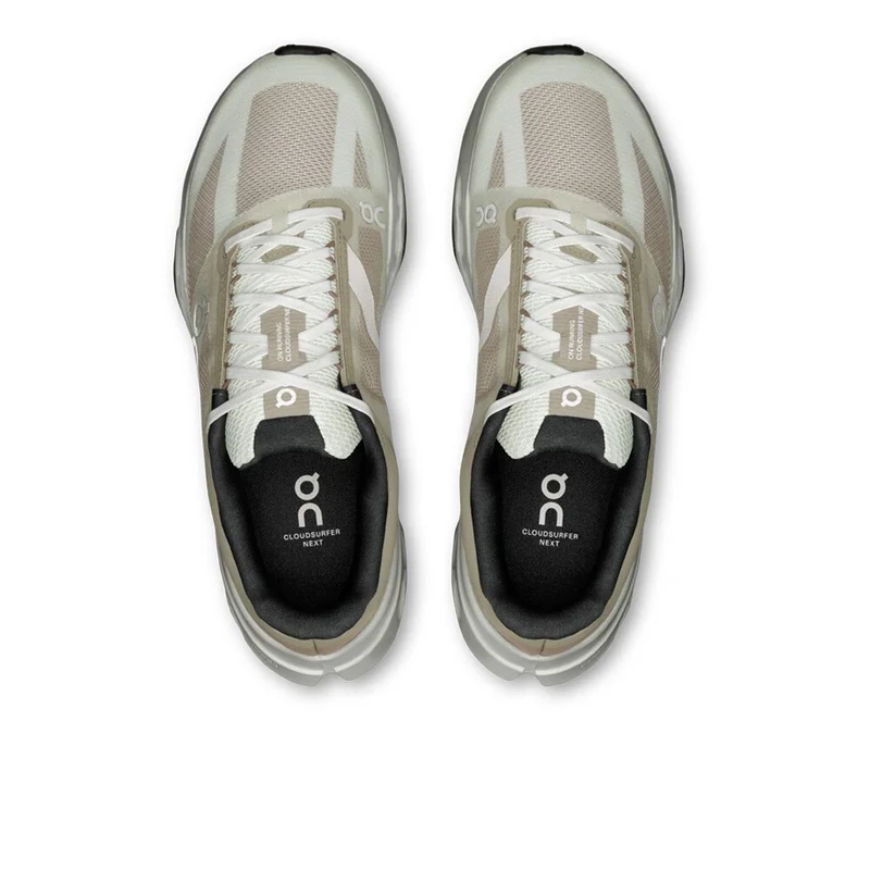 ON Damen Laufschuhe Cloudsurfer Next Fog / Ivory