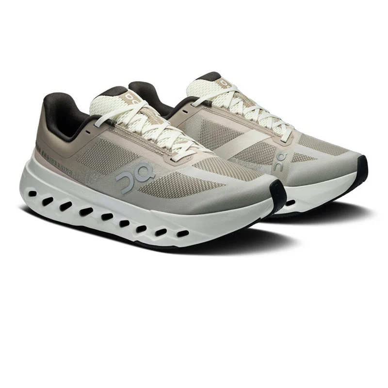 ON Damen Laufschuhe Cloudsurfer Next Fog / Ivory