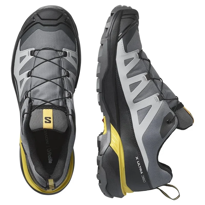 Salomon X Ultra 360 GTX Castlerock Black Spicy Mustard