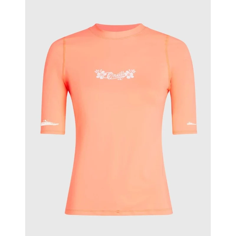 O`Neill Skins S/SLV Swimshirt Damen funky peach