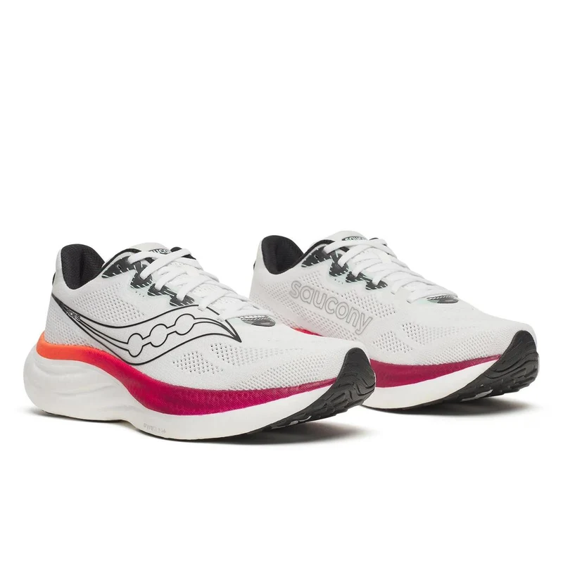 Saucony Ride 19 Men white crimson