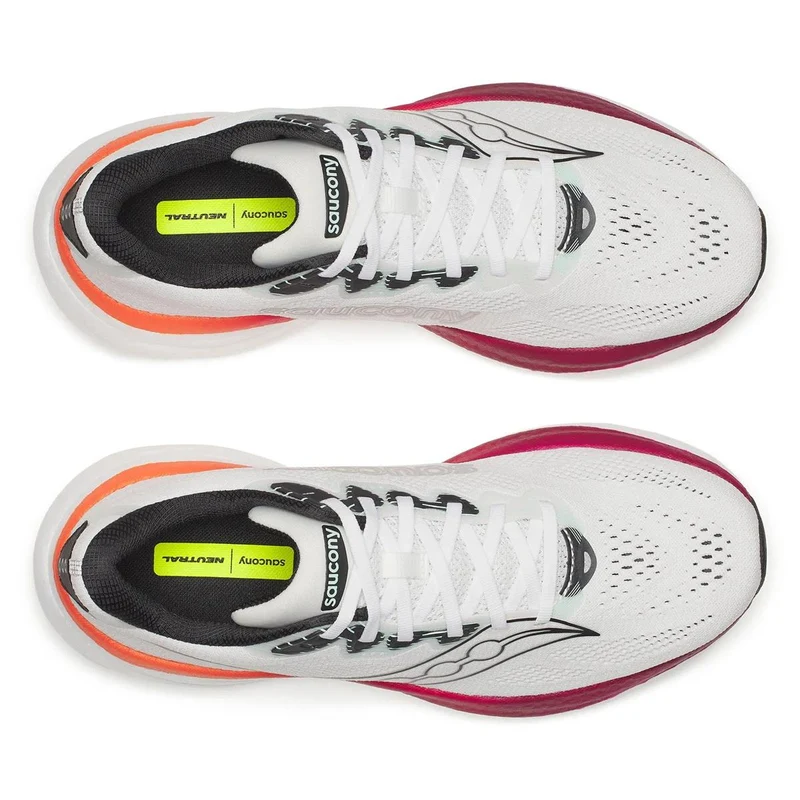 Saucony Ride 19 Men white crimson