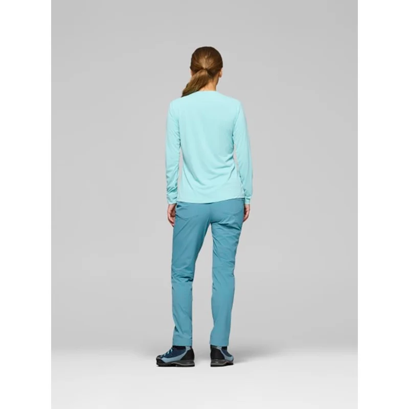 Norrona W Femund Tech Long Sleeve aqua haze Damen