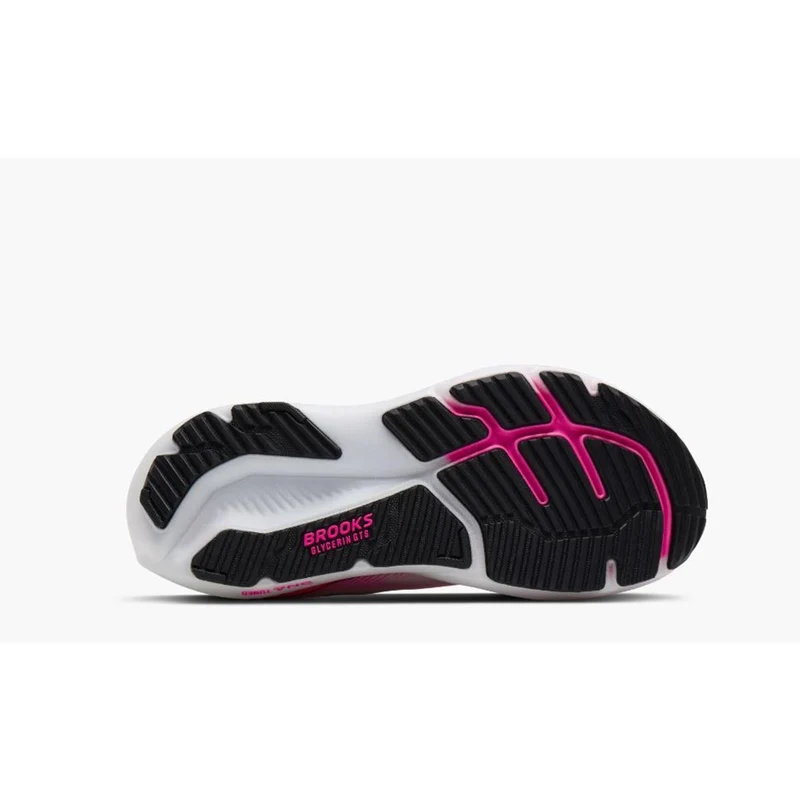 Brooks Glycerin GTS 23 Damen Laufschuhe White Phantom Cyber Pink