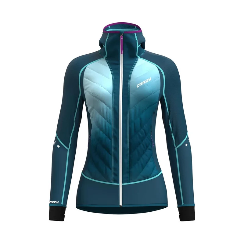 Crazy Idea Channel Jacket W Blue