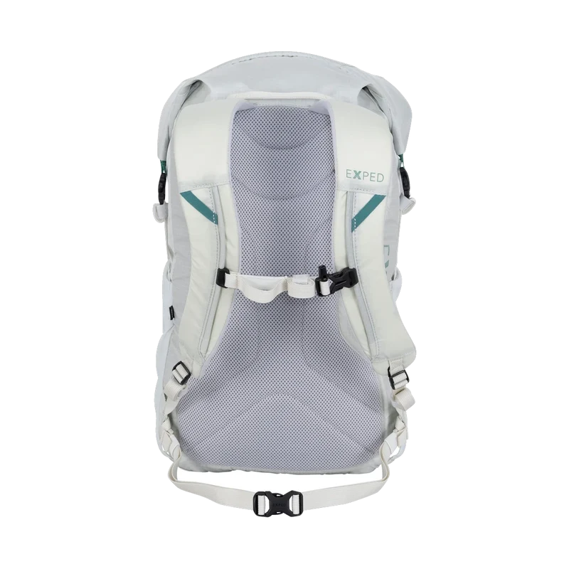 Exped Typhoon 25 White, wasserdichter Tagesrucksack für Wandern, Bike und Alltag