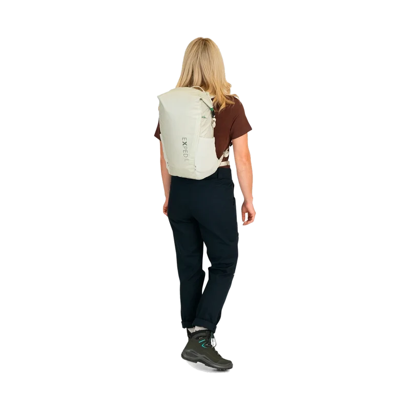 Exped Typhoon 25 White, wasserdichter Tagesrucksack für Wandern, Bike und Alltag
