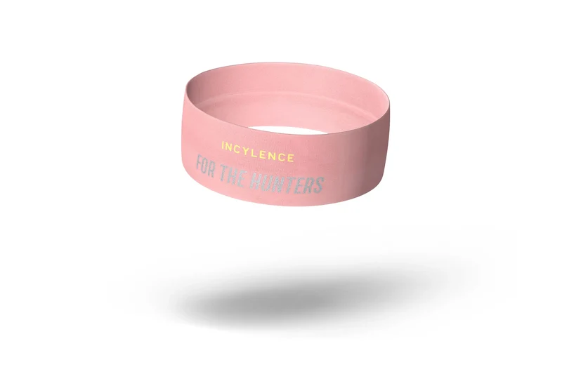Lightweight Headband Narrow Light Pink Yellow