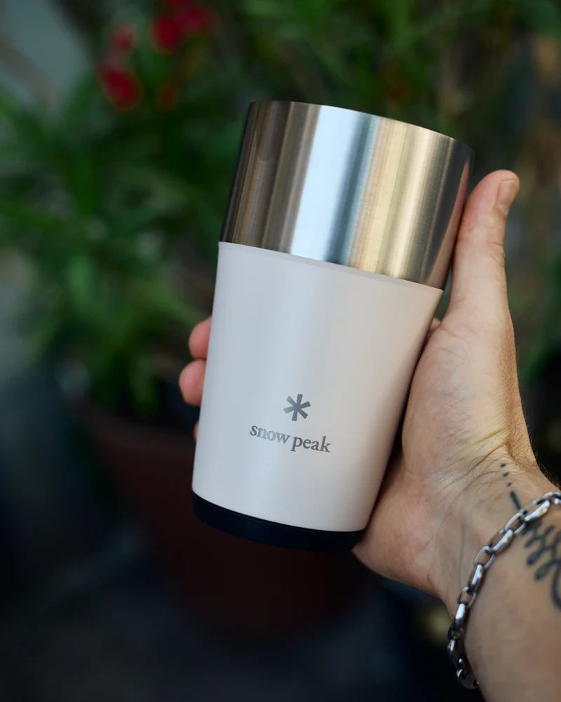 Snow Peak Shimo Tumbler 470 Sand