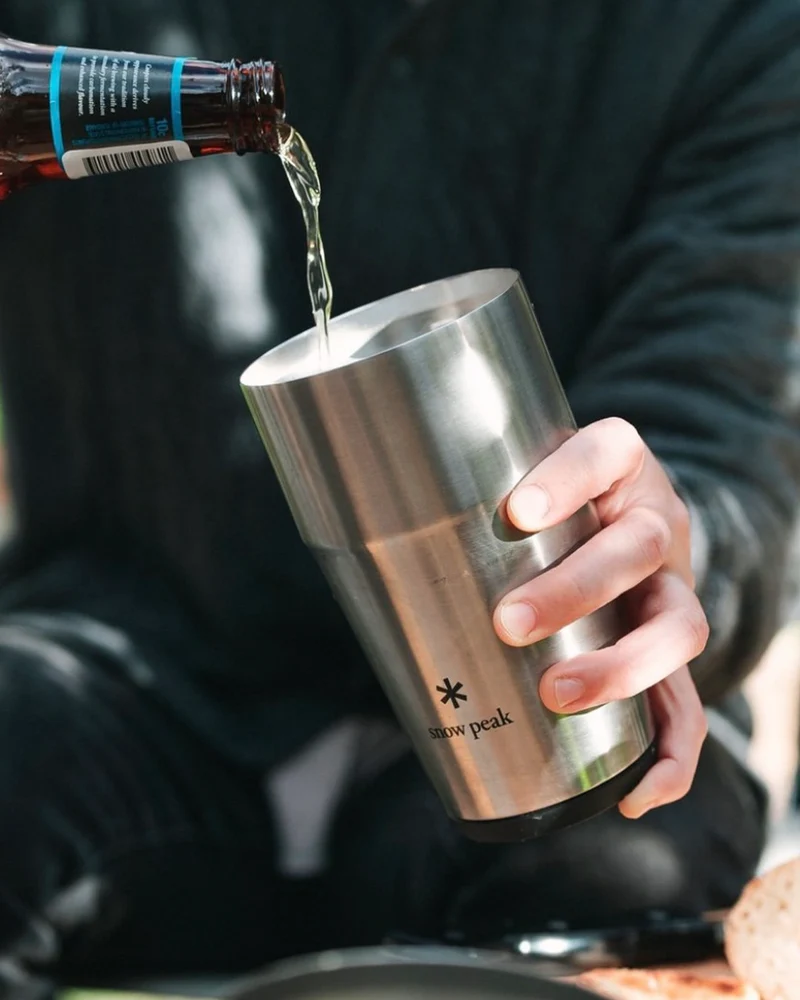 Snow Peak Shimo Tumbler 470 Sand