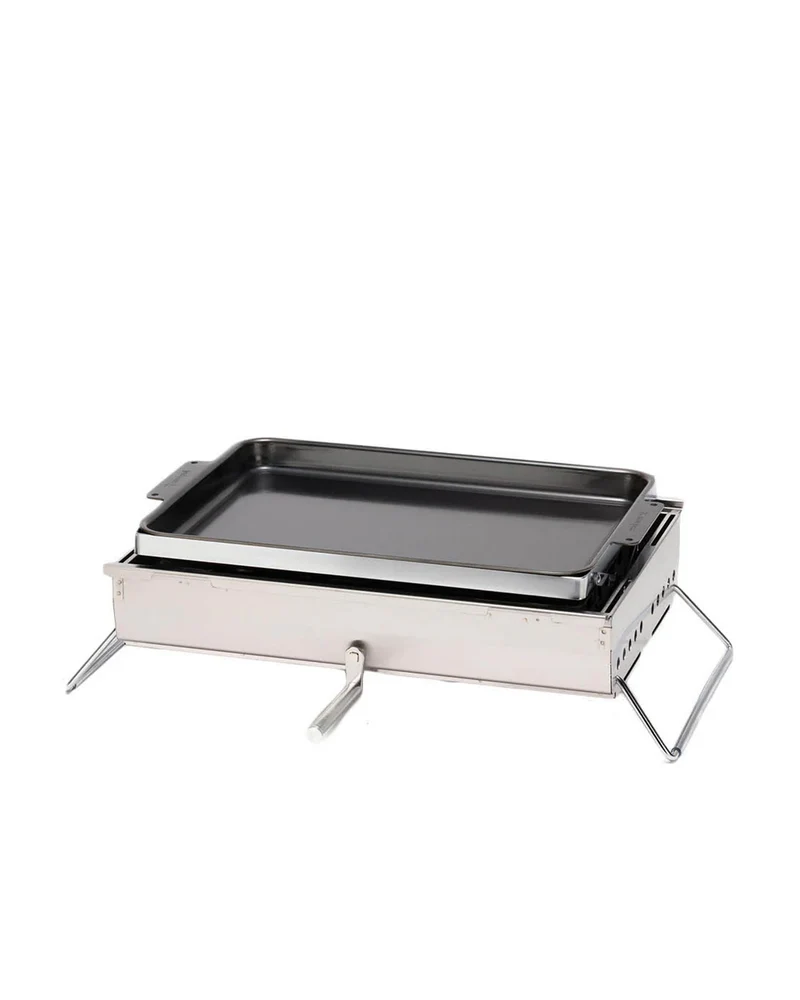 Snow Peak Double Unit BBQ Box Silver