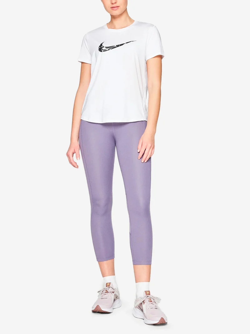 Leggings da running a lunghezza ridotta reflective silver
