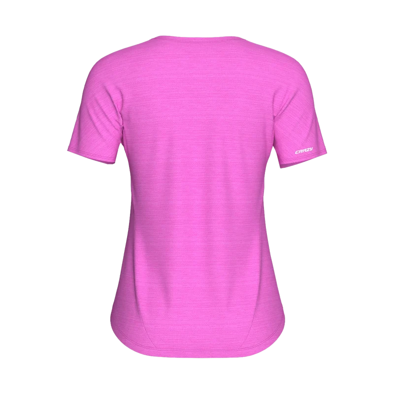 Crazy Idea Shirt Exit Woman Pink