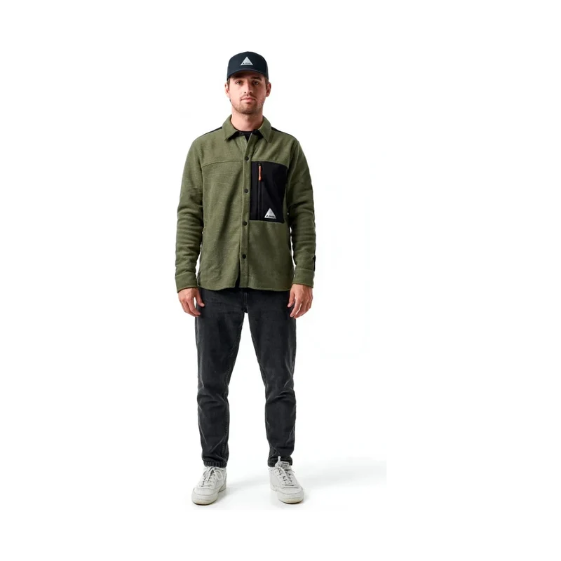 Orage Hunter Fleece Shirt Green