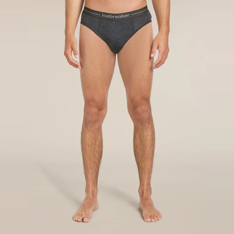 Icebreaker Anatomica Briefs Grey