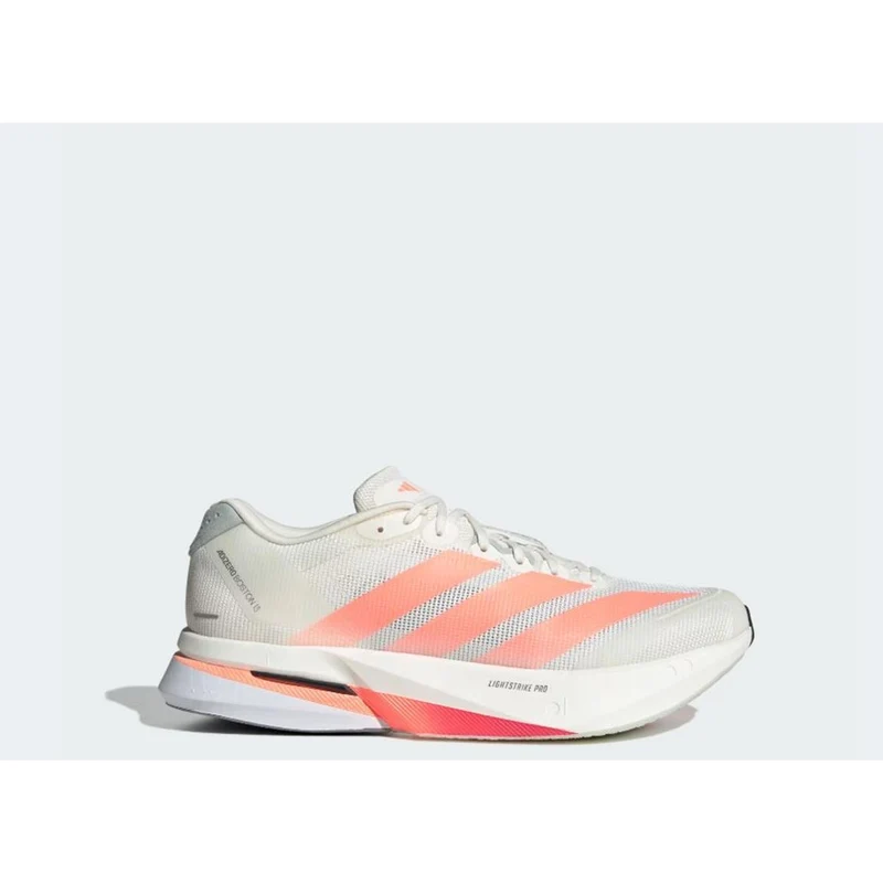 Adidas Adizero Boston 13 Men off white lucid orange grey
