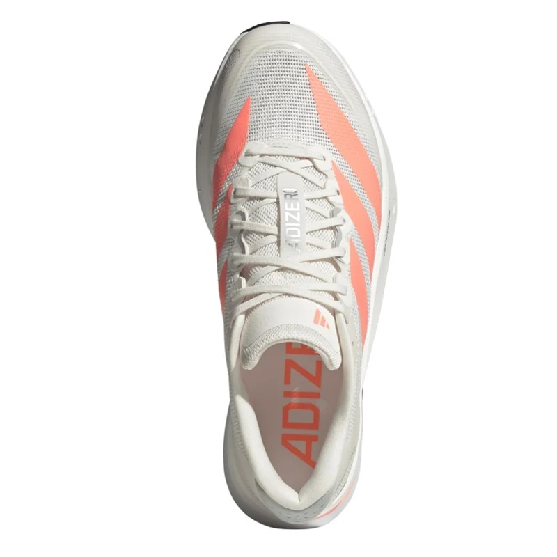 Adidas Adizero Boston 13 Men off white lucid orange grey
