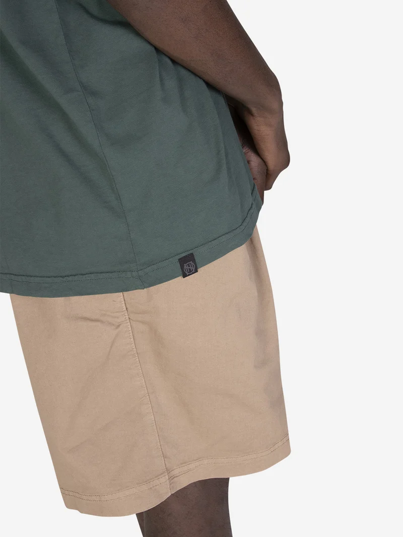 T-shirt girocollo over verde scuro