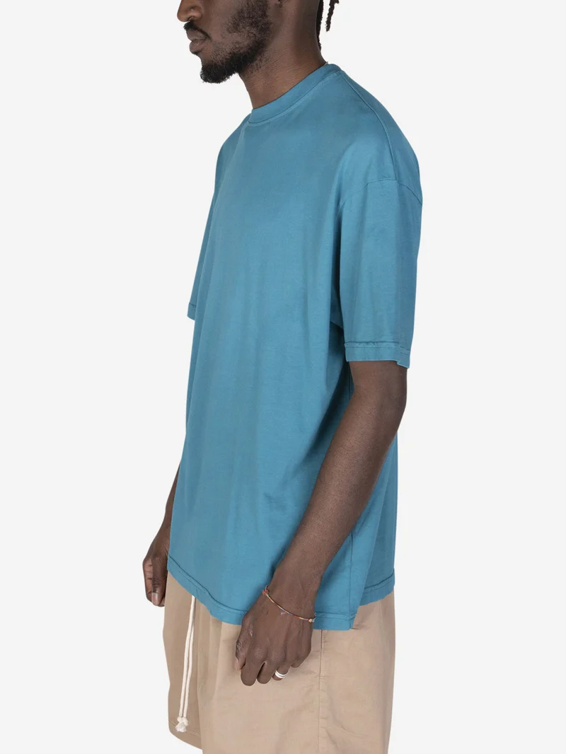 T-shirt girocollo over ottanio