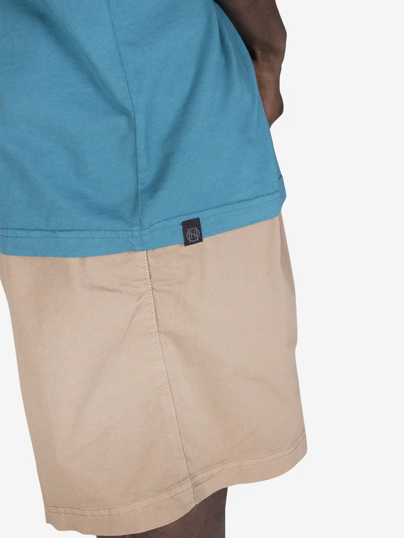 T-shirt girocollo over ottanio
