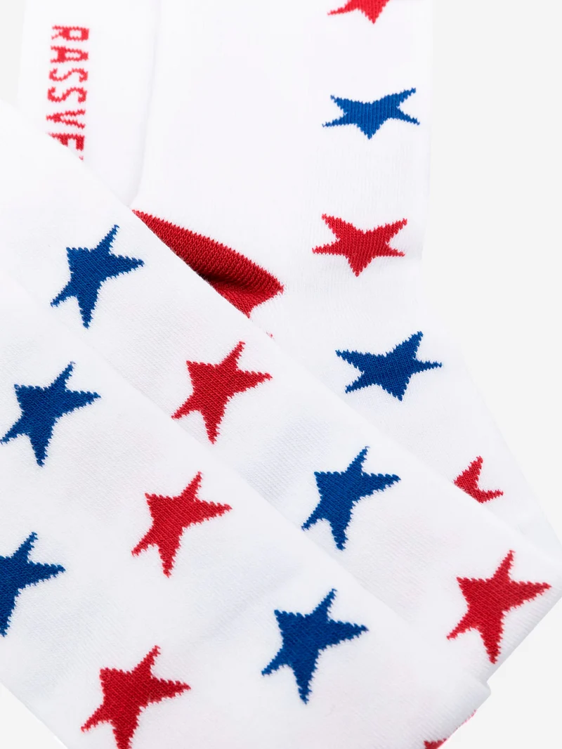 Calze jacquard men free to sparkle bianchi