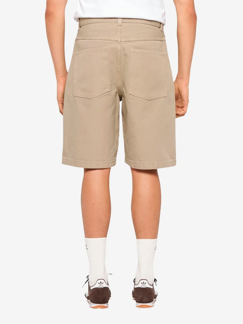 Shorts 'Double Knee' Worker in marrone chiaro