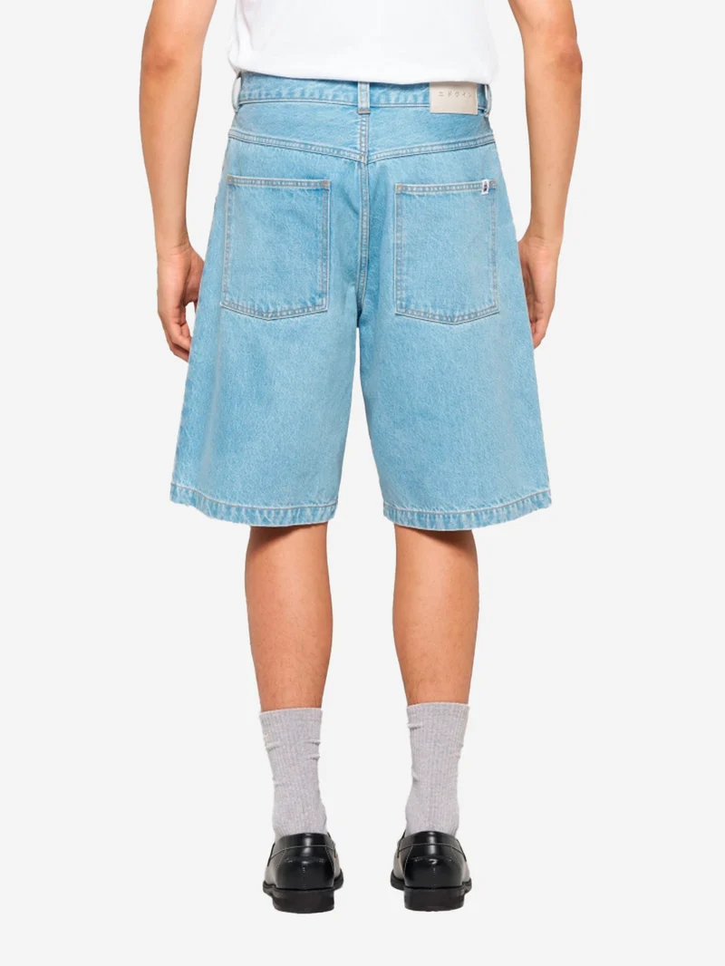 Shorts Worker in denim blu bleach wash