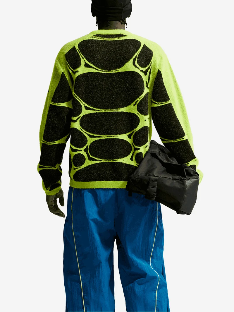 Felpa Jelly Cage Project FROG nero e verde