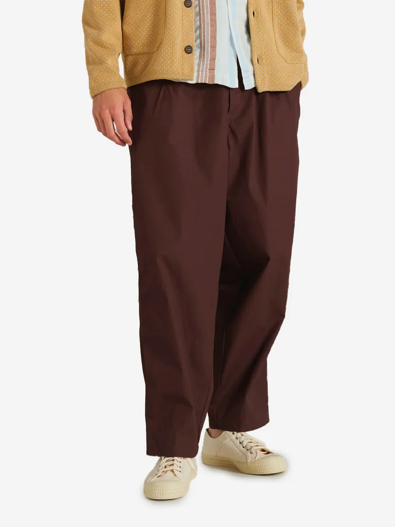 'Dutch' Pant in Popeline Peach Marrone