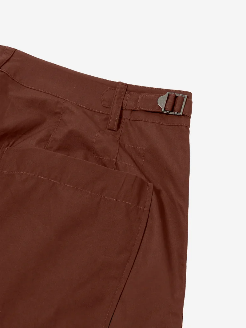 'Dutch' Pant in Popeline Peach Marrone
