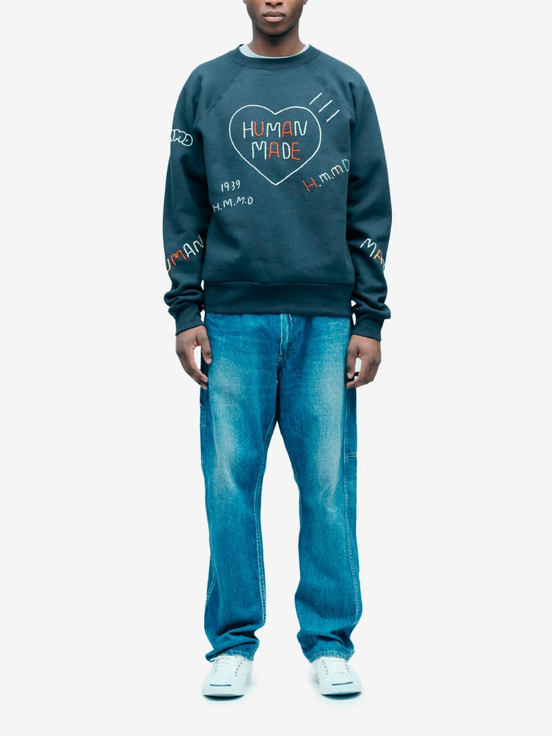 Jeans cimosati straight 'Futura' lavaggio indigo chiaro